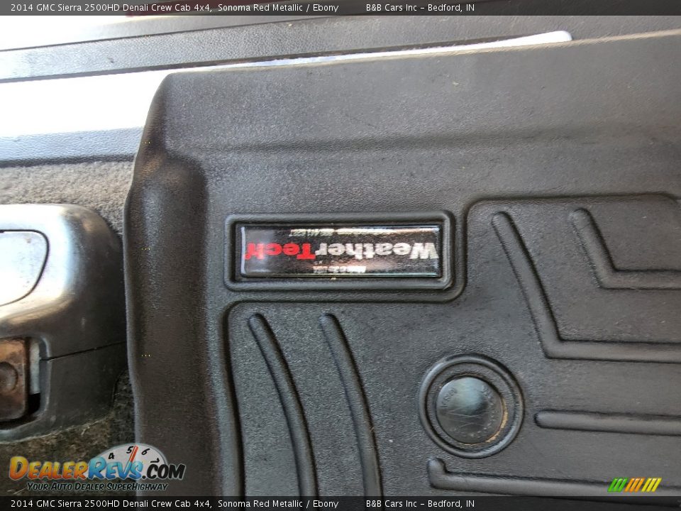 2014 GMC Sierra 2500HD Denali Crew Cab 4x4 Sonoma Red Metallic / Ebony Photo #16