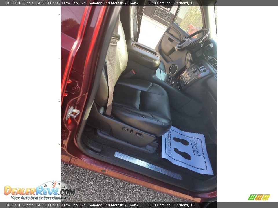 2014 GMC Sierra 2500HD Denali Crew Cab 4x4 Sonoma Red Metallic / Ebony Photo #19