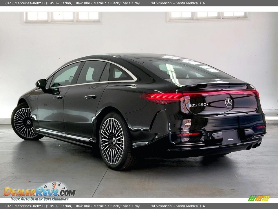 2022 Mercedes-Benz EQS 450+ Sedan Onyx Black Metallic / Black/Space Gray Photo #2