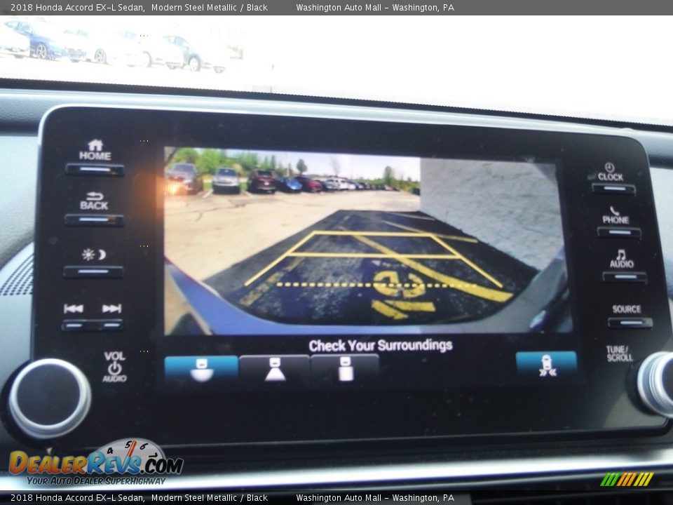 2018 Honda Accord EX-L Sedan Modern Steel Metallic / Black Photo #24