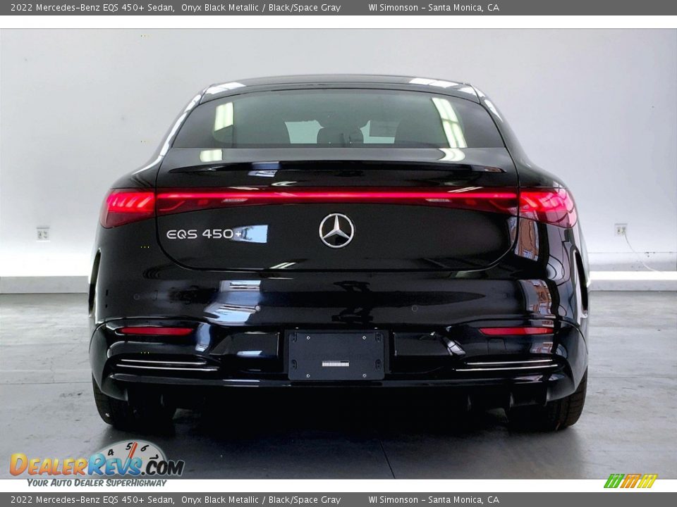 2022 Mercedes-Benz EQS 450+ Sedan Onyx Black Metallic / Black/Space Gray Photo #3