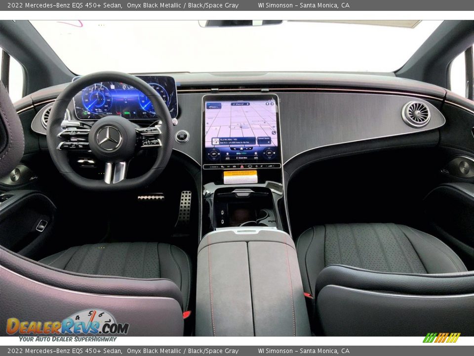 Dashboard of 2022 Mercedes-Benz EQS 450+ Sedan Photo #6