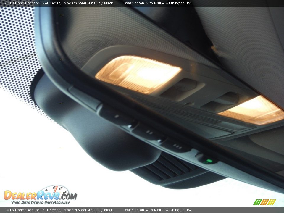 2018 Honda Accord EX-L Sedan Modern Steel Metallic / Black Photo #26