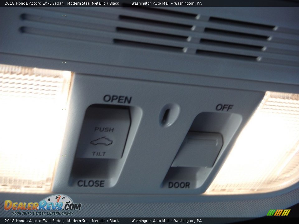 2018 Honda Accord EX-L Sedan Modern Steel Metallic / Black Photo #27