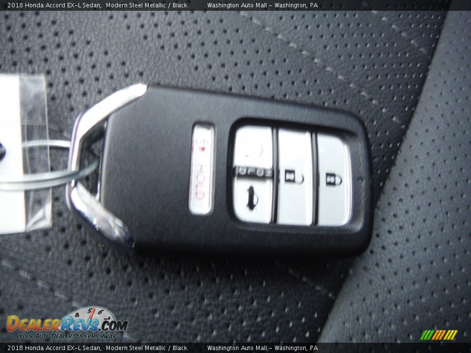 2018 Honda Accord EX-L Sedan Modern Steel Metallic / Black Photo #30