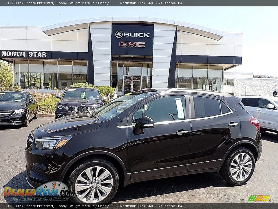 2019 Buick Encore Preferred Ebony Twilight Metallic / Ebony Photo #1