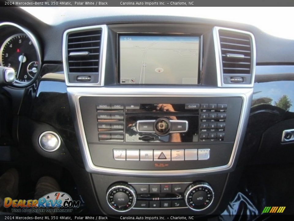 2014 Mercedes-Benz ML 350 4Matic Polar White / Black Photo #16