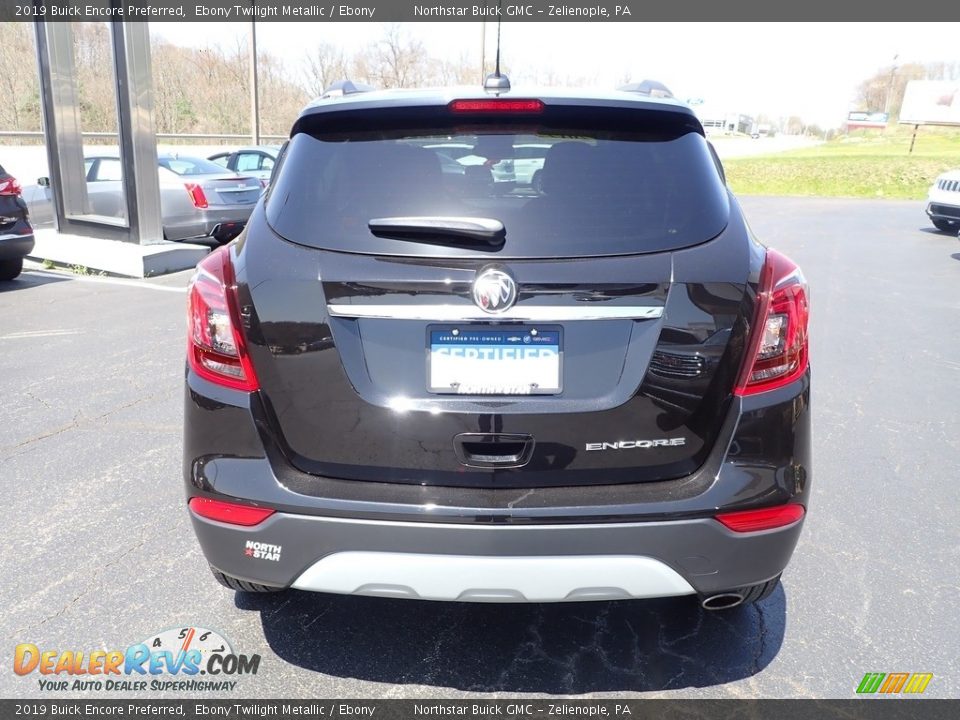 2019 Buick Encore Preferred Ebony Twilight Metallic / Ebony Photo #5