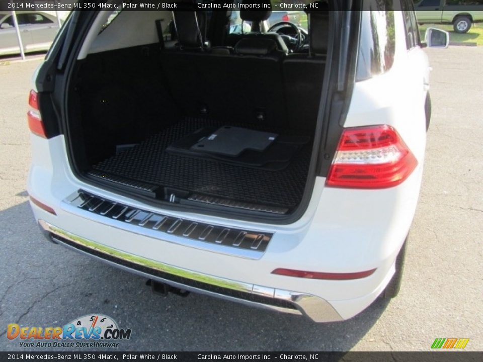 2014 Mercedes-Benz ML 350 4Matic Polar White / Black Photo #20