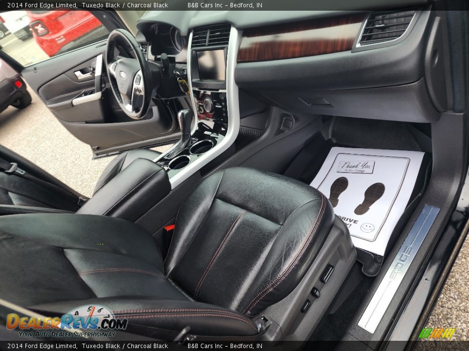 2014 Ford Edge Limited Tuxedo Black / Charcoal Black Photo #23