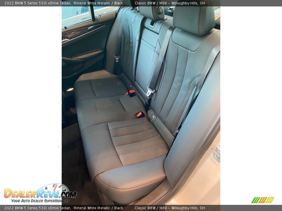 Rear Seat of 2022 BMW 5 Series 530i xDrive Sedan Photo #5