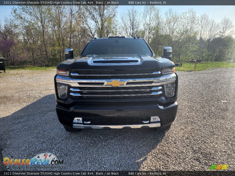 2021 Chevrolet Silverado 3500HD High Country Crew Cab 4x4 Black / Jet Black Photo #5