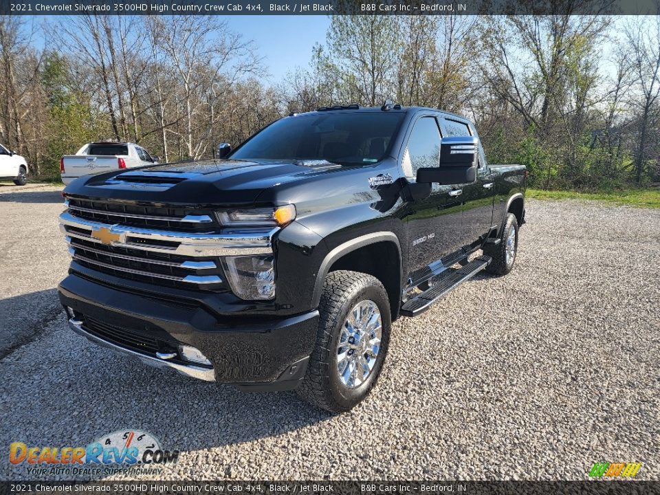 2021 Chevrolet Silverado 3500HD High Country Crew Cab 4x4 Black / Jet Black Photo #6