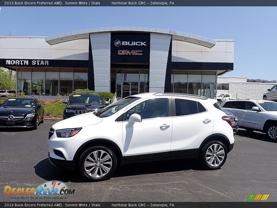 2019 Buick Encore Preferred AWD Summit White / Shale Photo #1