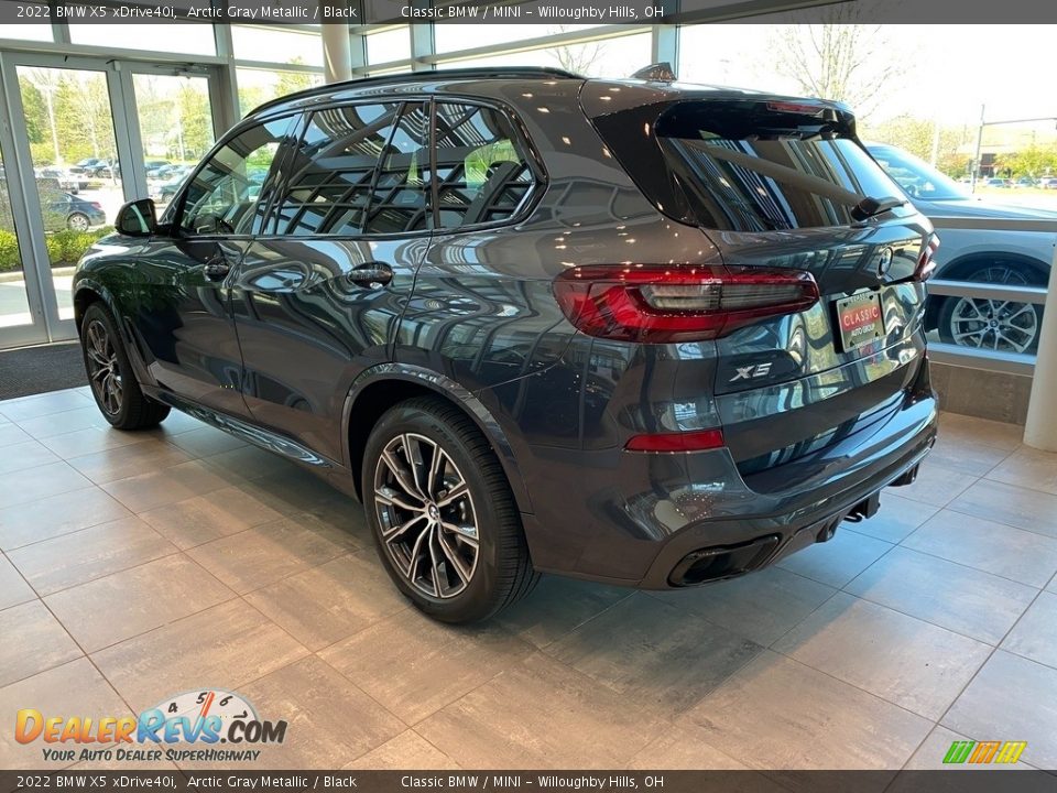 2022 BMW X5 xDrive40i Arctic Gray Metallic / Black Photo #2