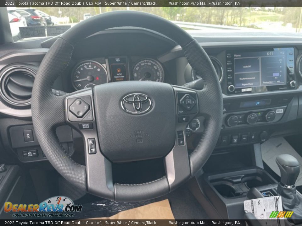 2022 Toyota Tacoma TRD Off Road Double Cab 4x4 Steering Wheel Photo #10