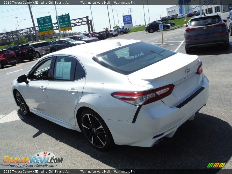 2019 Toyota Camry XSE Wind Chill Pearl / Ash Photo #8