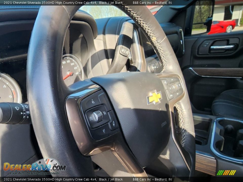 2021 Chevrolet Silverado 3500HD High Country Crew Cab 4x4 Black / Jet Black Photo #14