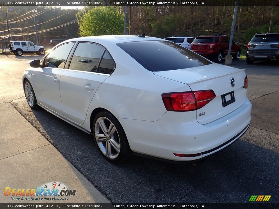 2017 Volkswagen Jetta GLI 2.0T Pure White / Titan Black Photo #5