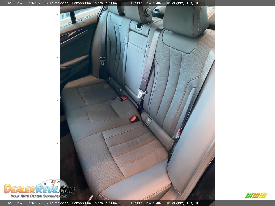 Rear Seat of 2022 BMW 5 Series 530i xDrive Sedan Photo #5
