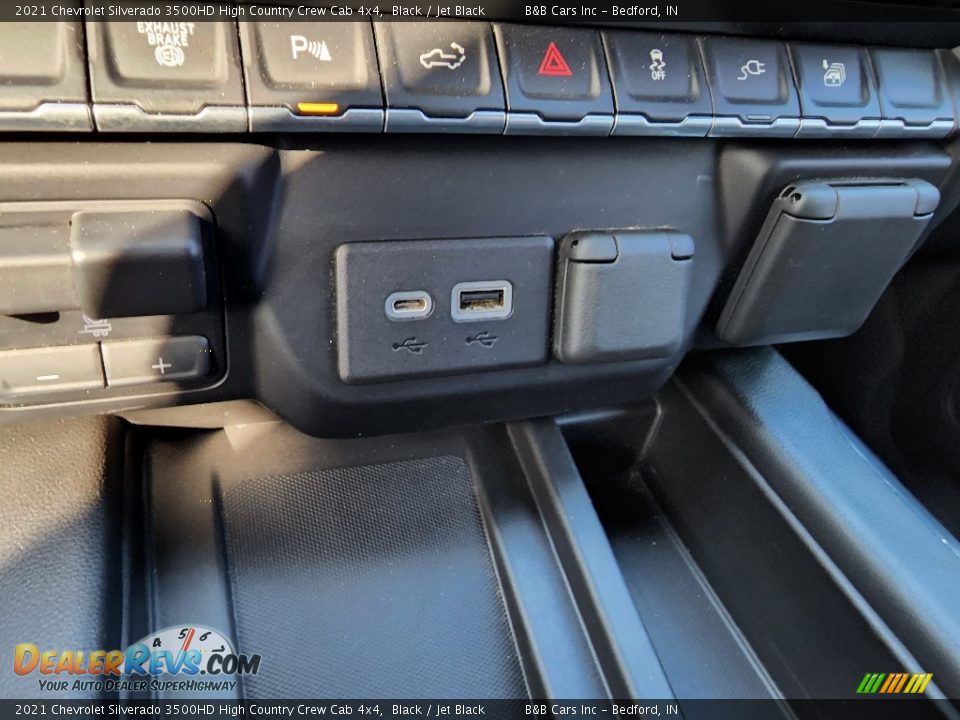 2021 Chevrolet Silverado 3500HD High Country Crew Cab 4x4 Black / Jet Black Photo #19