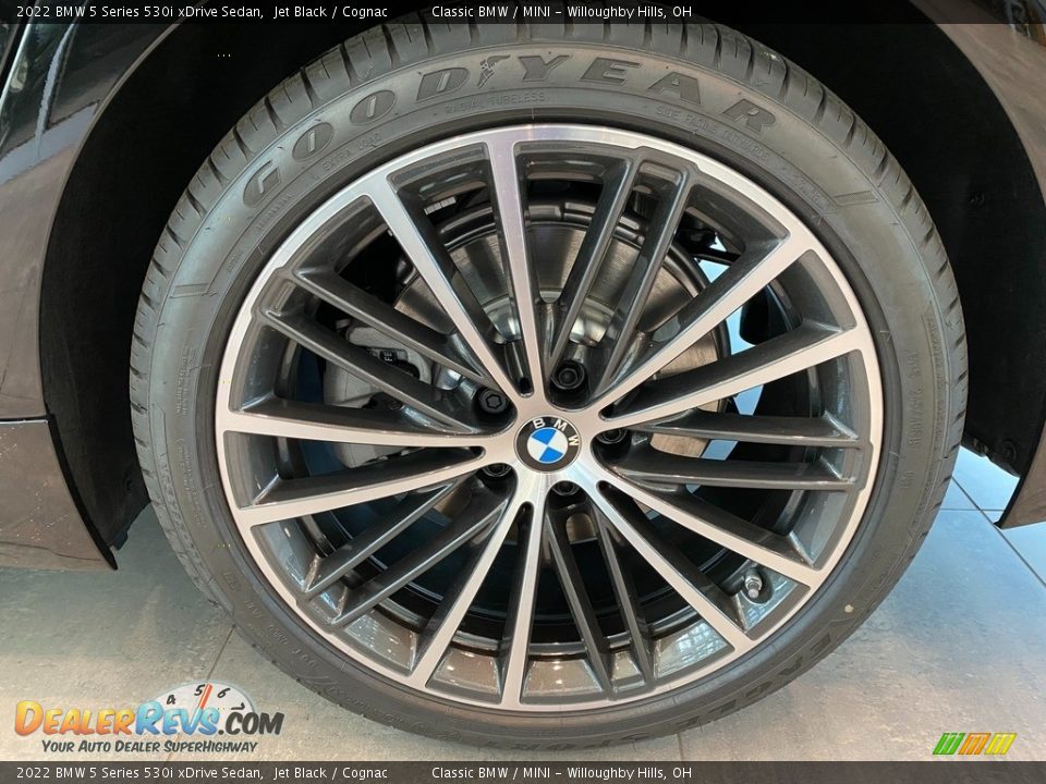 2022 BMW 5 Series 530i xDrive Sedan Jet Black / Cognac Photo #3