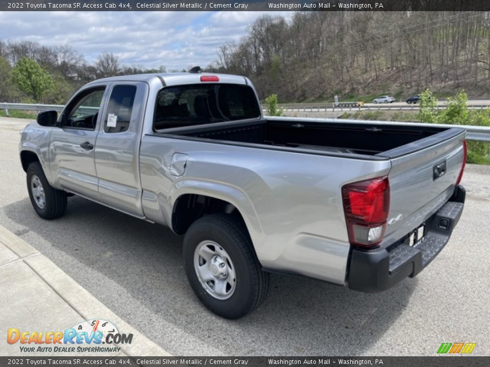 2022 Toyota Tacoma SR Access Cab 4x4 Celestial Silver Metallic / Cement Gray Photo #2