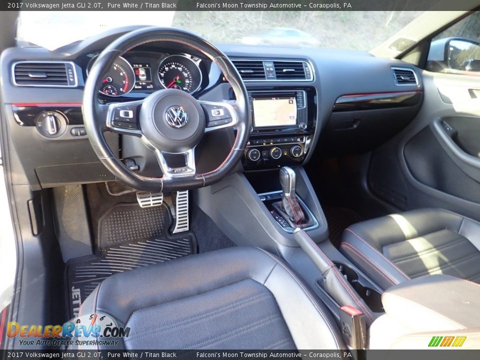 Titan Black Interior - 2017 Volkswagen Jetta GLI 2.0T Photo #19