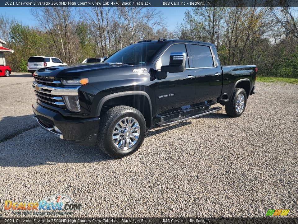 2021 Chevrolet Silverado 3500HD High Country Crew Cab 4x4 Black / Jet Black Photo #29