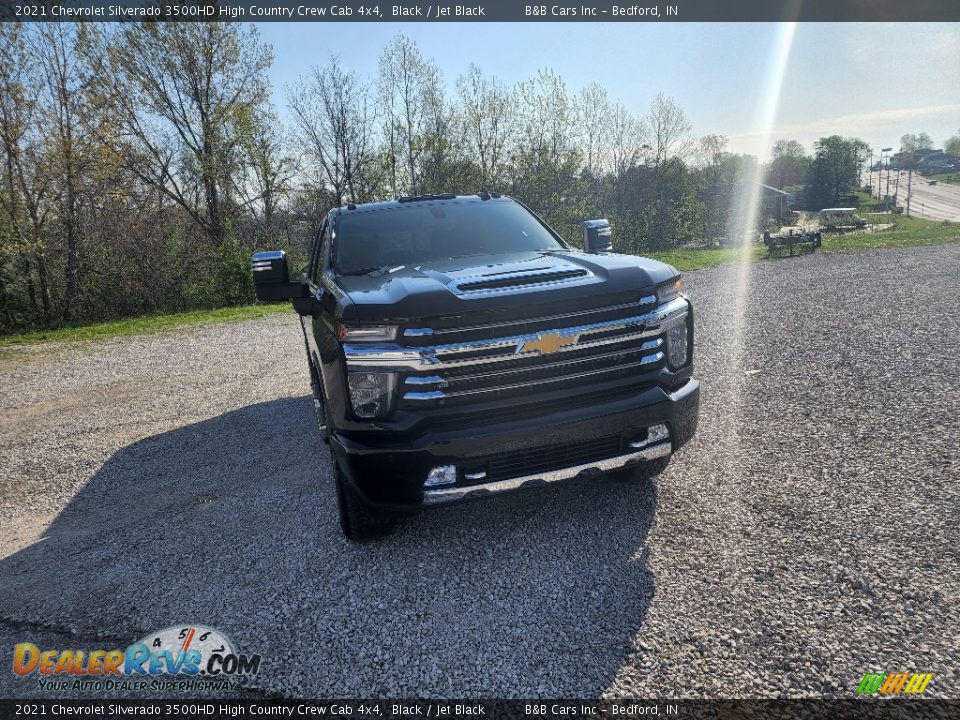 2021 Chevrolet Silverado 3500HD High Country Crew Cab 4x4 Black / Jet Black Photo #30