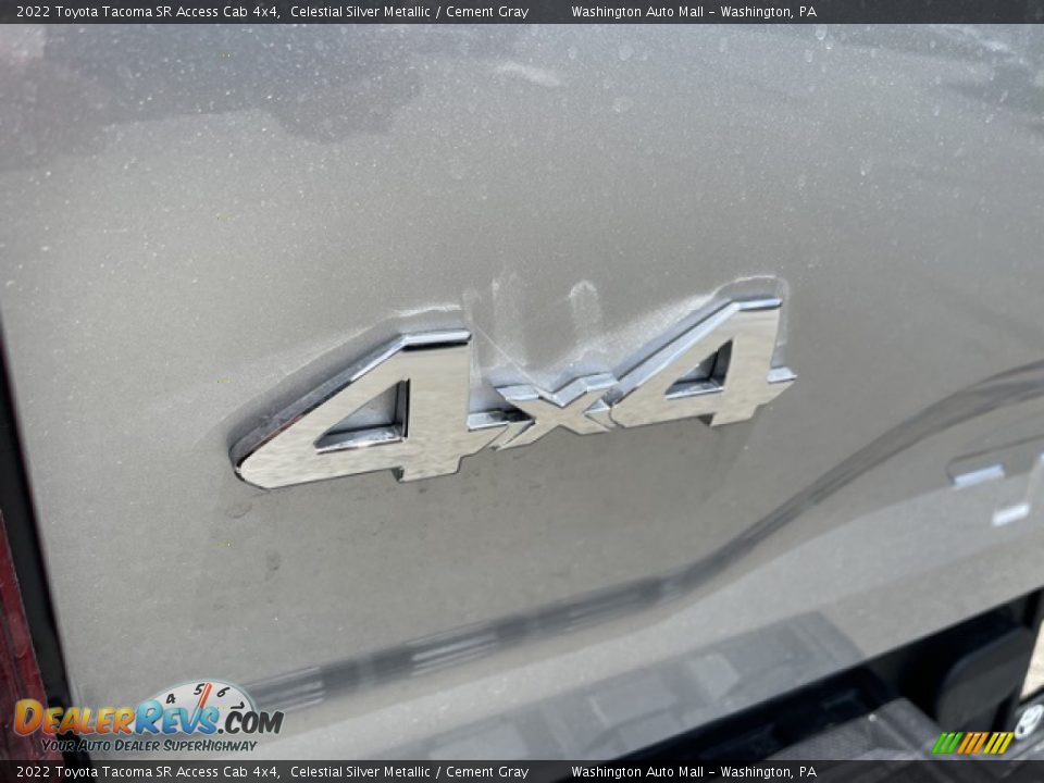 2022 Toyota Tacoma SR Access Cab 4x4 Celestial Silver Metallic / Cement Gray Photo #10