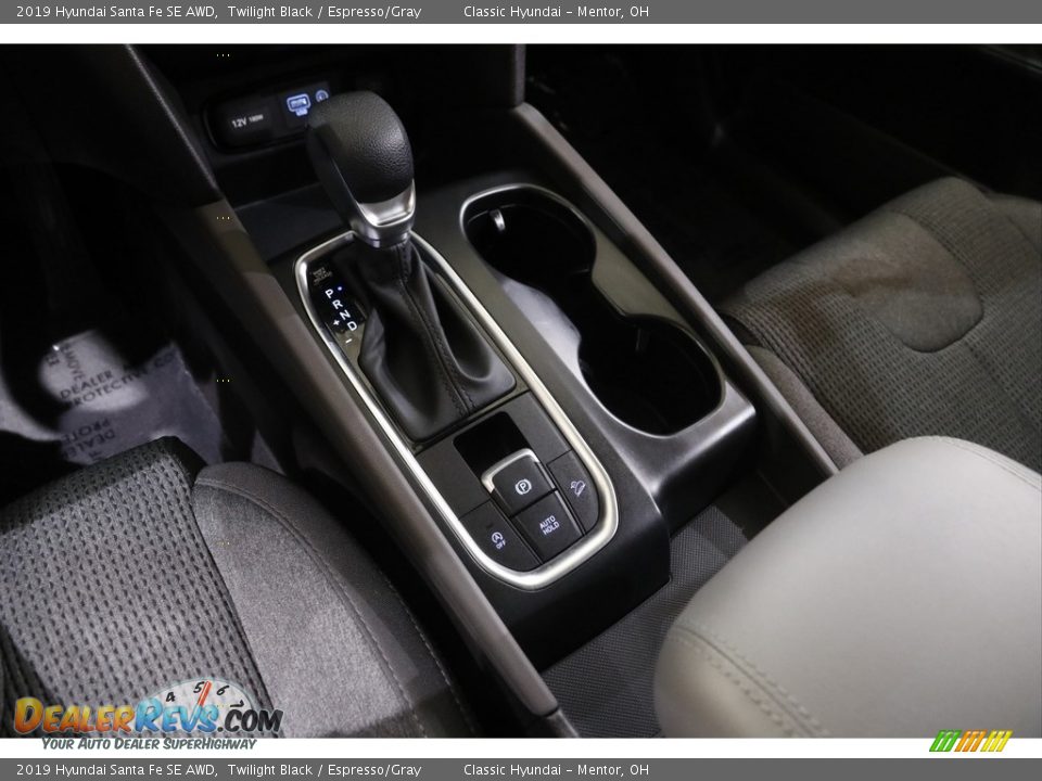 2019 Hyundai Santa Fe SE AWD Twilight Black / Espresso/Gray Photo #13