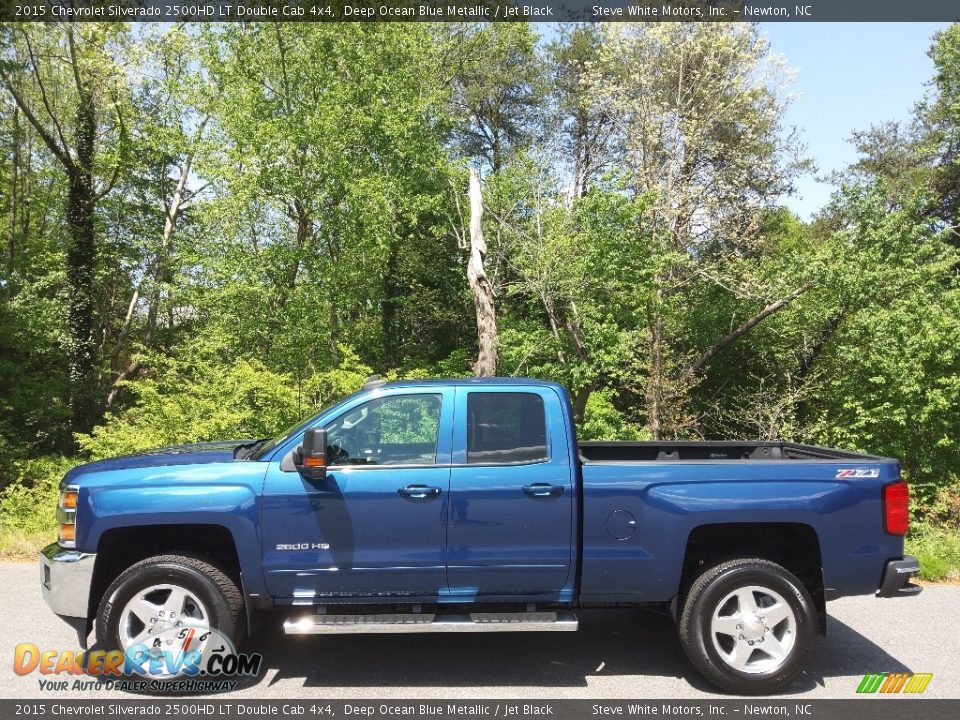 2015 Chevrolet Silverado 2500HD LT Double Cab 4x4 Deep Ocean Blue Metallic / Jet Black Photo #1