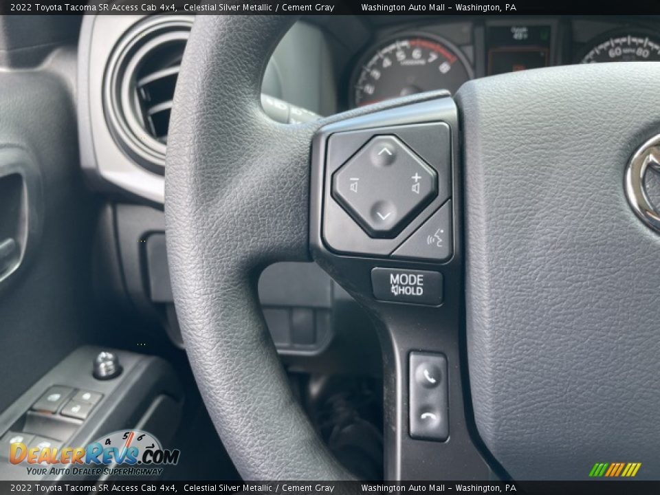 2022 Toyota Tacoma SR Access Cab 4x4 Steering Wheel Photo #19