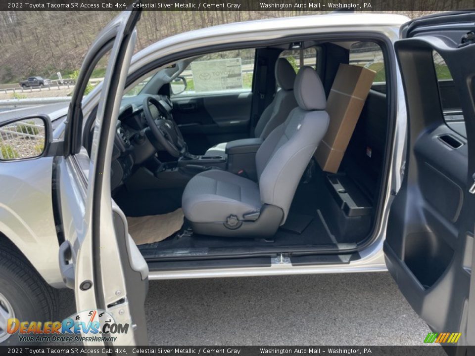 Cement Gray Interior - 2022 Toyota Tacoma SR Access Cab 4x4 Photo #22