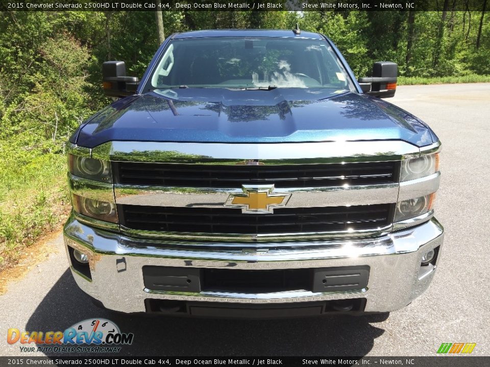 2015 Chevrolet Silverado 2500HD LT Double Cab 4x4 Deep Ocean Blue Metallic / Jet Black Photo #3