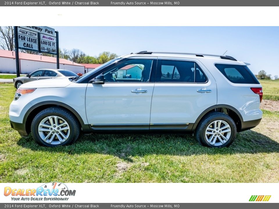 2014 Ford Explorer XLT Oxford White / Charcoal Black Photo #7