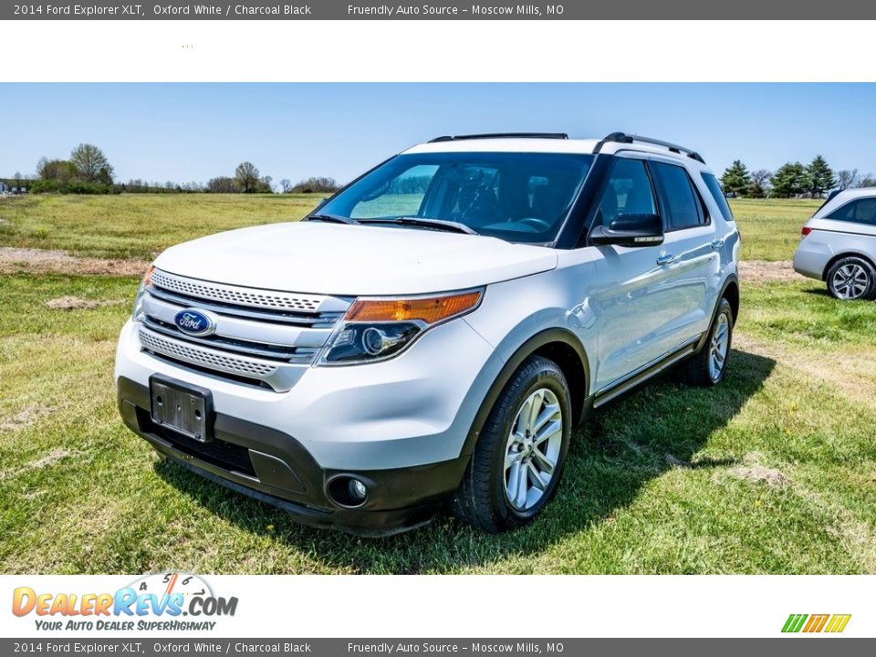 2014 Ford Explorer XLT Oxford White / Charcoal Black Photo #8