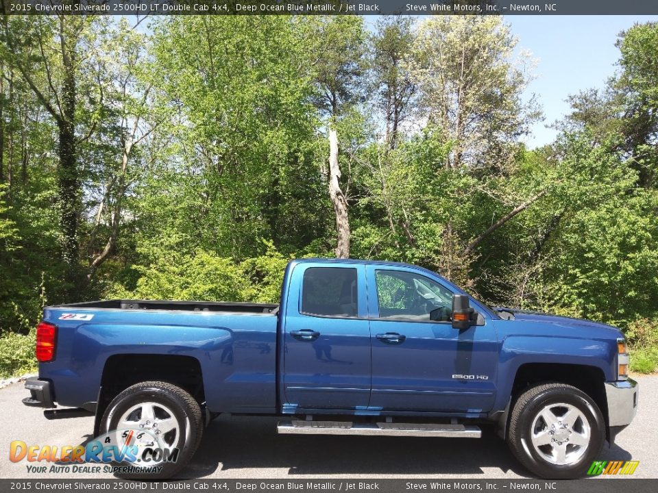 2015 Chevrolet Silverado 2500HD LT Double Cab 4x4 Deep Ocean Blue Metallic / Jet Black Photo #5