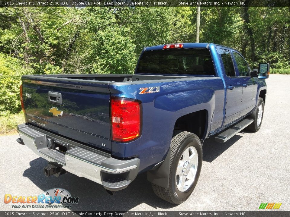 2015 Chevrolet Silverado 2500HD LT Double Cab 4x4 Deep Ocean Blue Metallic / Jet Black Photo #6