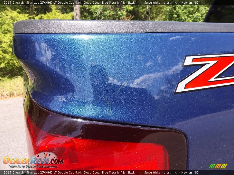 2015 Chevrolet Silverado 2500HD LT Double Cab 4x4 Deep Ocean Blue Metallic / Jet Black Photo #7