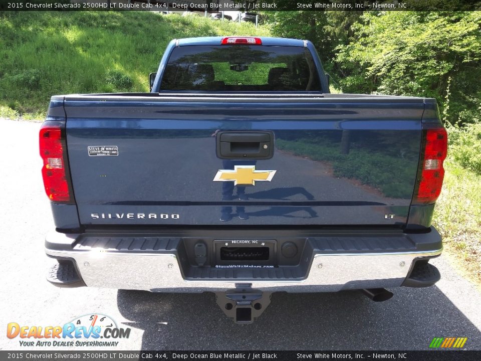 2015 Chevrolet Silverado 2500HD LT Double Cab 4x4 Deep Ocean Blue Metallic / Jet Black Photo #8