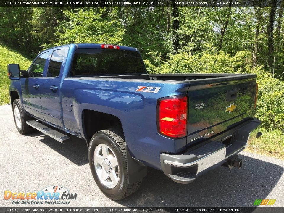 2015 Chevrolet Silverado 2500HD LT Double Cab 4x4 Deep Ocean Blue Metallic / Jet Black Photo #10