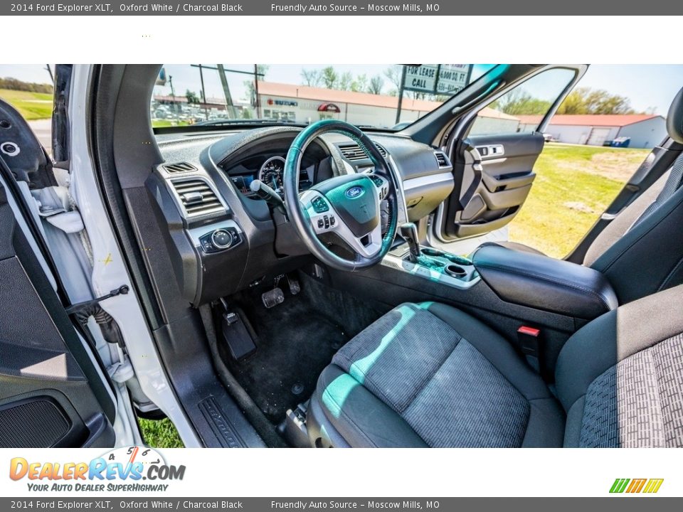 Charcoal Black Interior - 2014 Ford Explorer XLT Photo #16