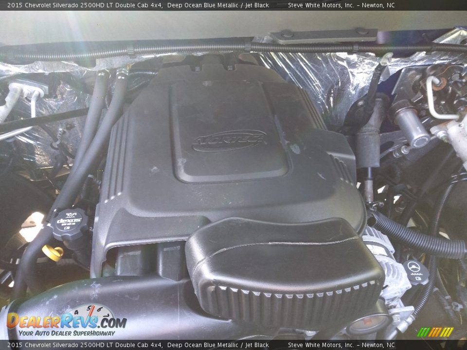 2015 Chevrolet Silverado 2500HD LT Double Cab 4x4 Deep Ocean Blue Metallic / Jet Black Photo #12