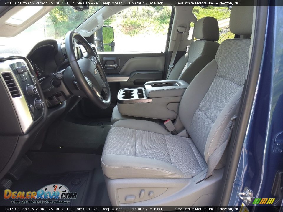 2015 Chevrolet Silverado 2500HD LT Double Cab 4x4 Deep Ocean Blue Metallic / Jet Black Photo #13