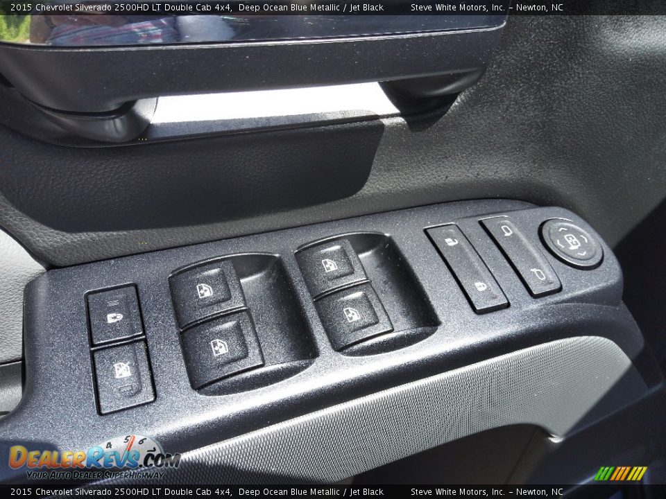 2015 Chevrolet Silverado 2500HD LT Double Cab 4x4 Deep Ocean Blue Metallic / Jet Black Photo #14