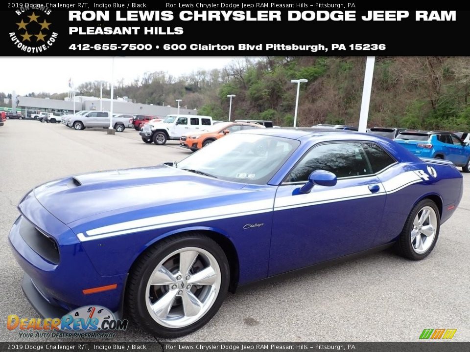 2019 Dodge Challenger R/T Indigo Blue / Black Photo #1