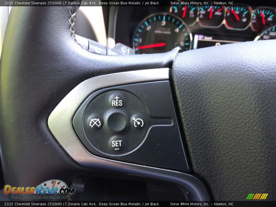 2015 Chevrolet Silverado 2500HD LT Double Cab 4x4 Deep Ocean Blue Metallic / Jet Black Photo #21