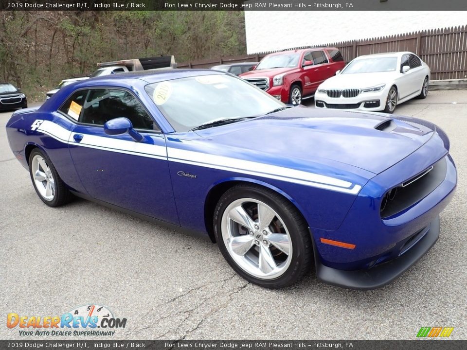 2019 Dodge Challenger R/T Indigo Blue / Black Photo #8